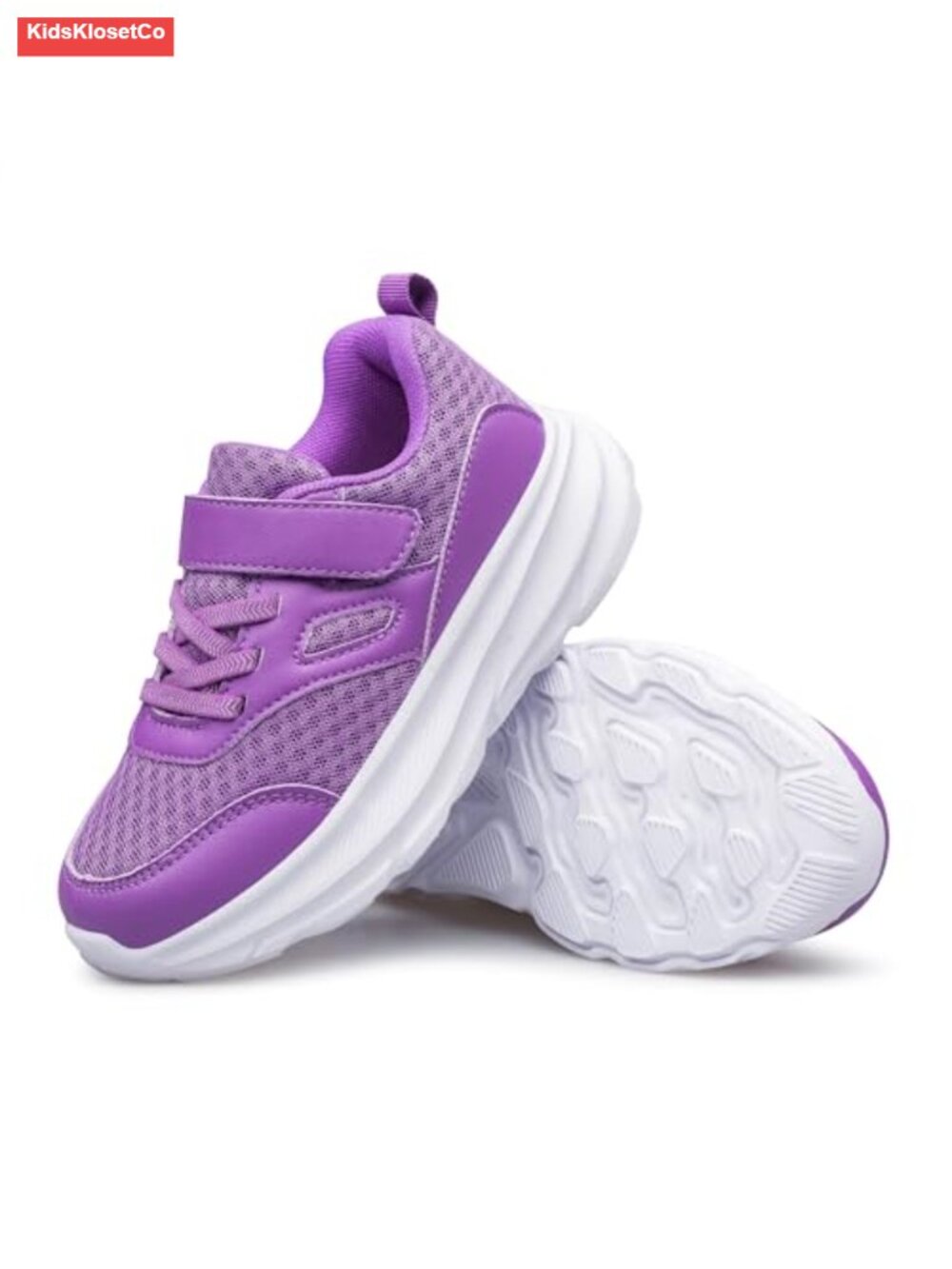 Toddler Kids Breathable Mesh Sneakers Hook & Loop Adjustable Strap Non-Slip - Picture 4 of 6